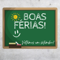 Boas Férias e até breve!